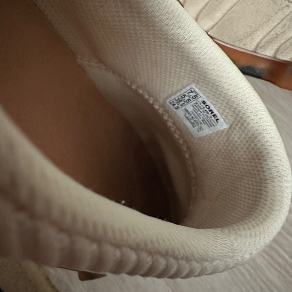 Sorel Kinetic Impact II Mule Sneakers, slip on, Bleached Ceramic Chalk Size 7.5 - Picture 8 of 8